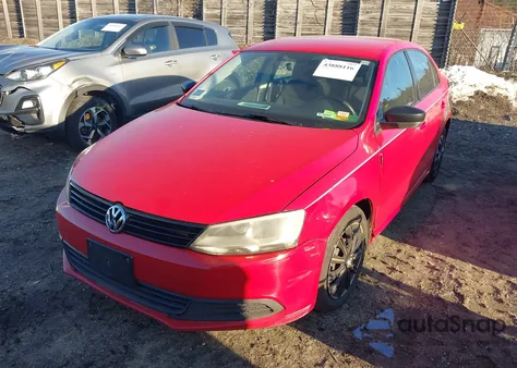 2012 Volkswagen Jetta 2.0L S из США, поврежденный, VIN 3VW2K7AJ0CM469350